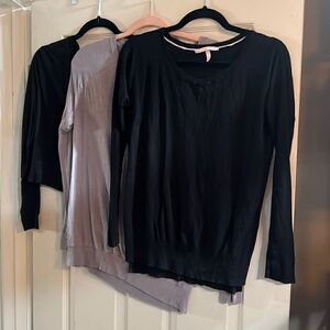 3 pack Victorias Secret & Pink lightweight sweater